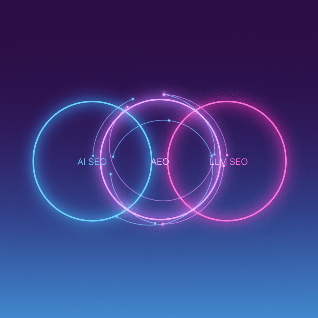 AI SEO vs AEO vs LLM SEO: What's the Difference?